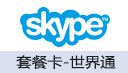 Skype套餐卡-世界通