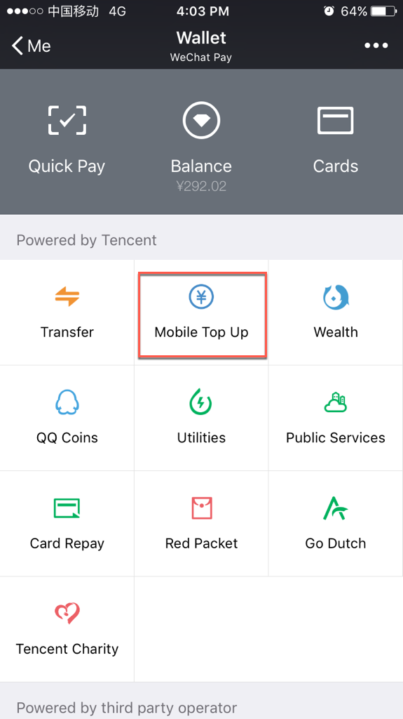 How To Top Up Mobile Phone Using Wechat Wallet