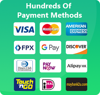 Hundreds of payment methods