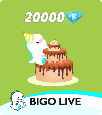 BIGO LIVE (Gift Card) 20000 Diamonds