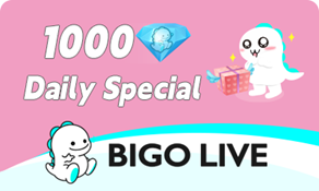 BIGO LIVE (ID Direct) 1000 Diamonds (15%OFF)