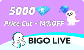 BIGO LIVE (ID Direct) 5000 Diamonds (14%OFF)