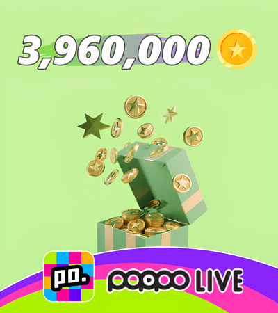 Poppo Live 3,960,000 Coins