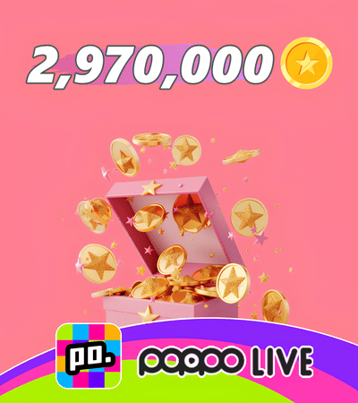 Poppo Live 2,970,000 Coins