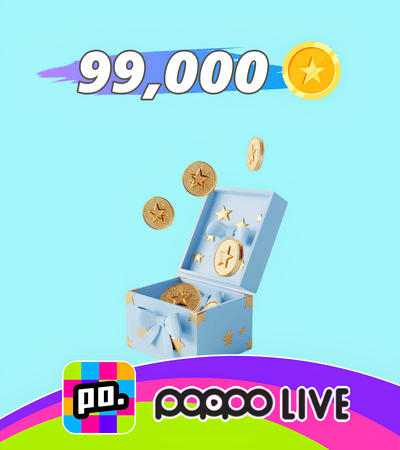 Poppo Live 99,000 Coins