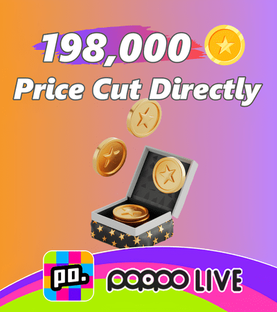 Poppo Live 198,000 Coins (Discounted)