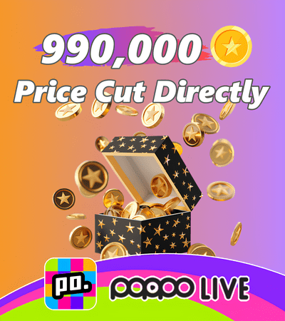 Poppo Live 990,000 Coins (Discounted)