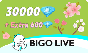 BIGO LIVE (ID Direct) 30000+600 Diamonds