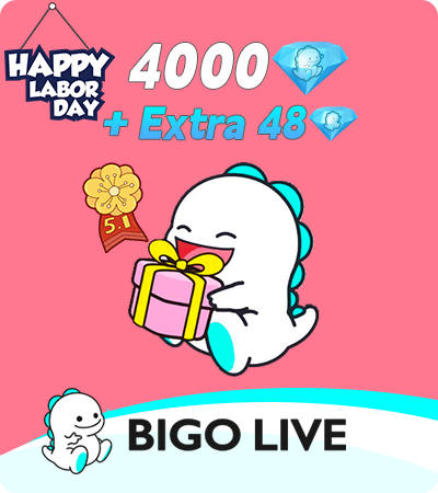 BIGO LIVE（ID直充） 4000+48钻石