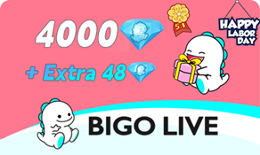 BIGO LIVE（ID直充） 4000+48钻石
