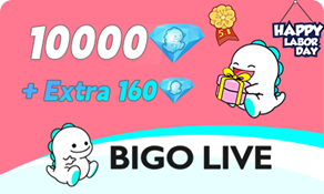 BIGO LIVE ID Direct (FR) 10000+160 Diamonds