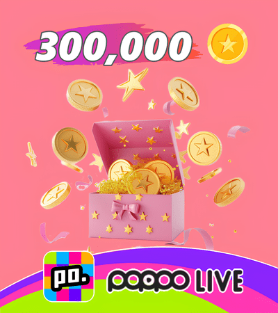 Poppo Live (ID Direct) 300,000 Coins