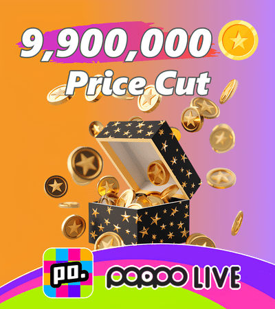 Poppo Live (ID Direct) 9,900,000 Coins (Price Cut)