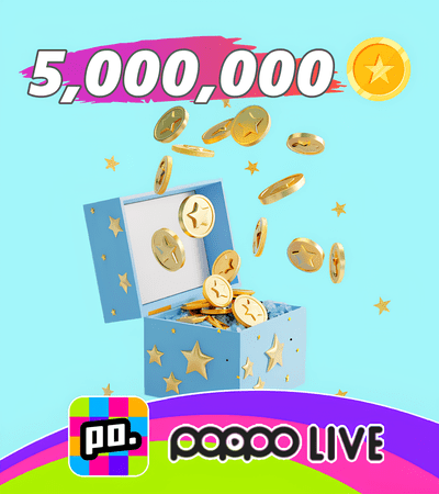 Poppo Live 5,000,000 Coins