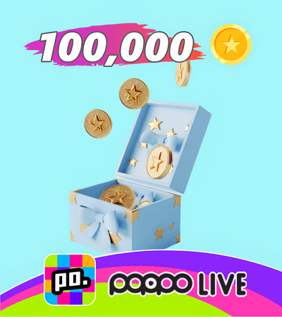 Poppo Live 100,000 Coins