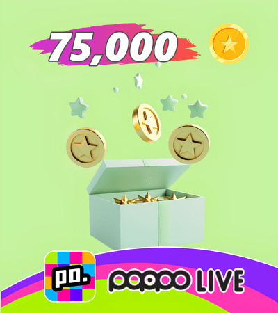 Poppo Live (ID Direct) 75,000 Coins