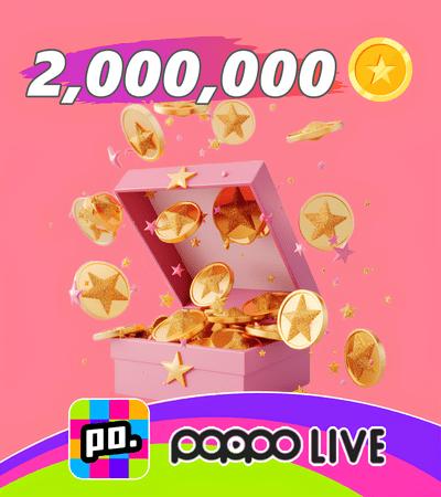 Poppo Live 2,000,000 Coins