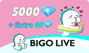 BIGO LIVE（官方ID直充） 5000+60鑽石