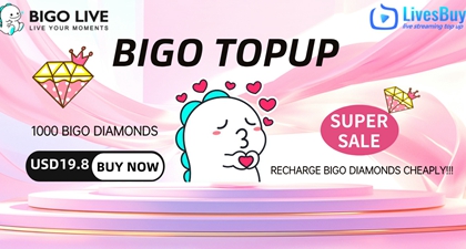Teach you the way of Bigo Live diamonds top up instantly & cheaply