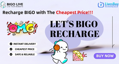 Let's Bigo Recharge! All meanings of bigo live recharge
