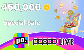 Poppo Live 450,000 Coins