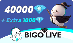 BIGO LIVE（ID直充） 40000+1000钻石