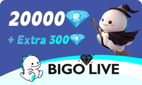 BIGO LIVE (ID Direct) 20000+300 Diamonds