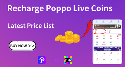 Poppo Top Up Coins | Latest Price
