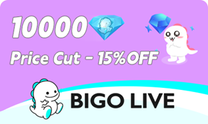 BIGO LIVE ID Direct (TR) 10000 Diamonds (15%OFF)