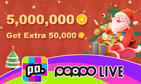 Poppo Live 5,000,000+50,000  Coins