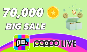 Poppo Live 70,000 Coins