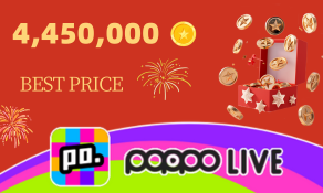 Poppo Live 4,450,000 Coins