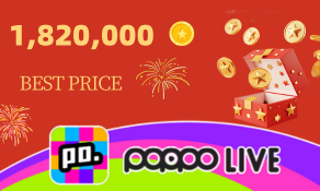 Poppo Live 1,820,000 Coins