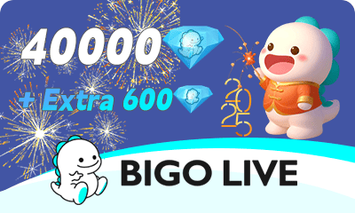 BIGO LIVE ID Direct (IT) 40000+1000 Diamonds