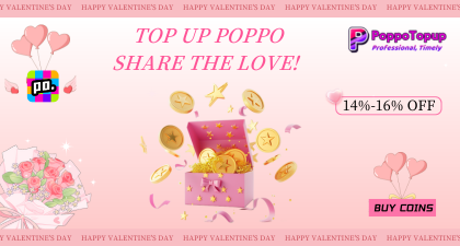 Poppotopup with you for Valentine's Day!