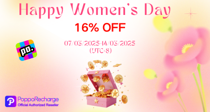 Celebration of International Women's Day on PoppoRecharge