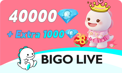 BIGO LIVE ID Direct (IT) 40000+1000 Diamonds