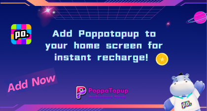 Add Poppotopup to your home screen