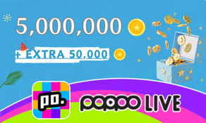 Poppo Live 5,000,000+50,000 Coins