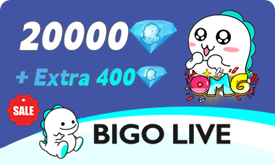 BIGO LIVE (ID Direct) 20000+400 Diamonds