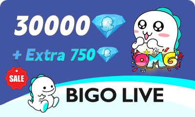 BIGO LIVE (ID Direct) 30000+750 Diamonds