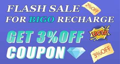 Flash Sale for BIGO LIVE Diamonds Recharge​