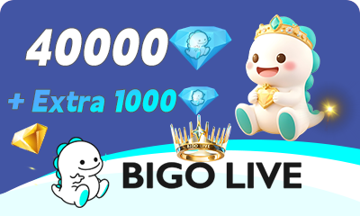 BIGO LIVE ID Direct (PT) 40000+1000 Diamonds
