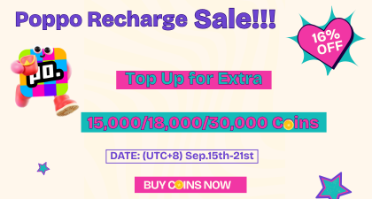 Buy Poppo Coins Online with Extra Coins