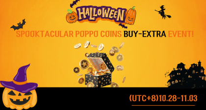 Happy Halloween! Poppo Recharge for Spooky Extra Coins!