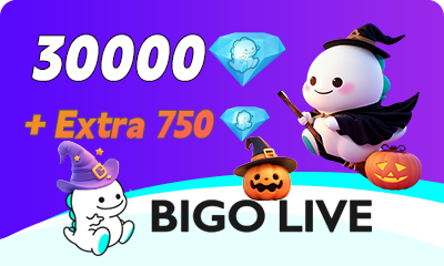 BIGO LIVE (ID Direct) 30000+750 Diamonds