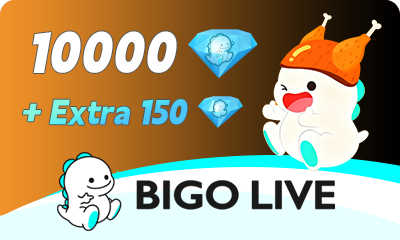 BIGO LIVE ID Direct (DE) 10000+150 Diamonds