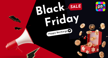 Enjoy Lowest Prices of the Year on PoppoRecharge! – don't miss Black Friday!