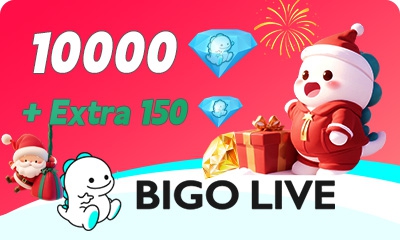 BIGO LIVE (ID Direct) 10000+150 Diamonds