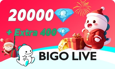BIGO LIVE (ID Direct) 20000+400 Diamonds